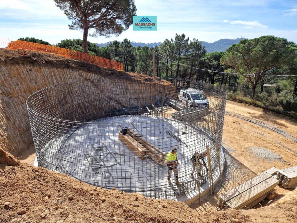 LLoret de mar Construccio diposit aigua potable Massachs Obres i Paisatge 05