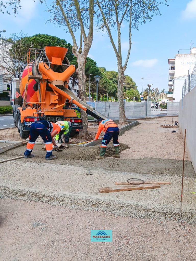 Tossa de Mar - obra execucio projecte urbanitzacio Can Pericas 01 l